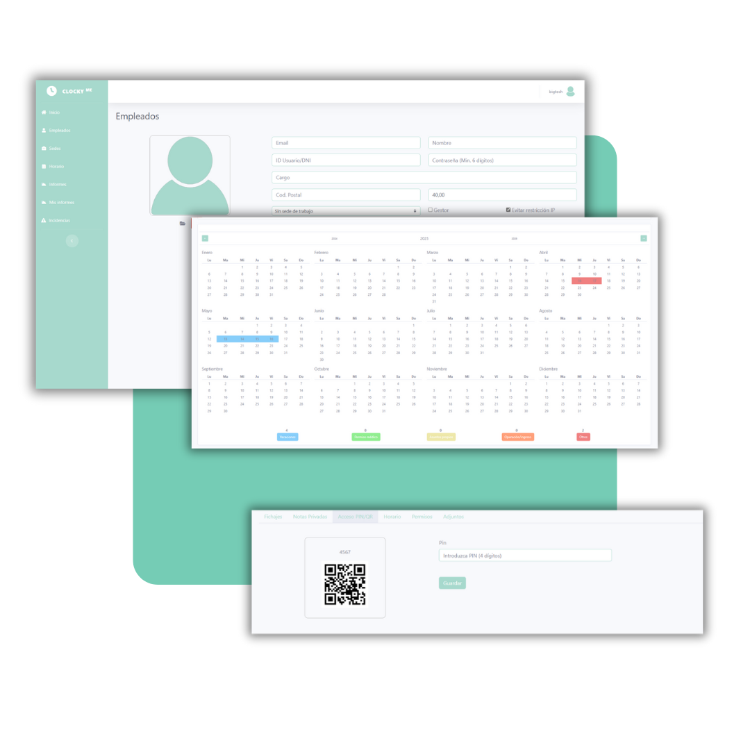 Sistema de control Horario